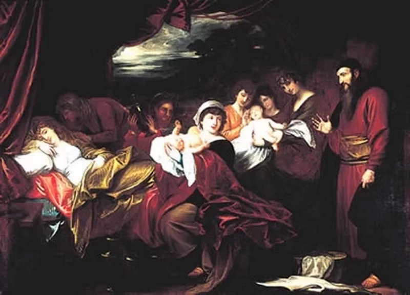 Esaù e Giacobbe presentati a Isacco - BJU Museum and Gallery